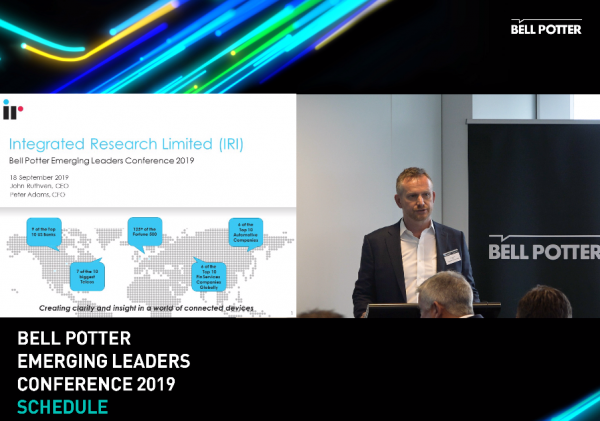 Integrated Research - Bell Potter Emerging Leaders Conference