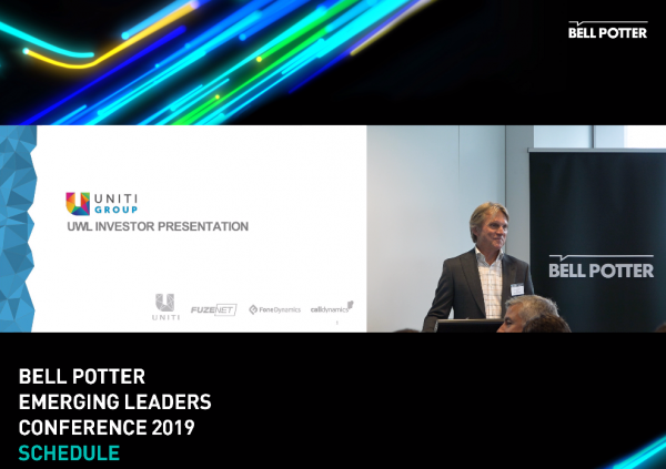 UnitiWireless - Bell Potter Emerging Leaders Conference