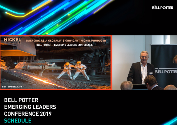 Nickel Mines - Bell Potter Emerging Leaders Conference