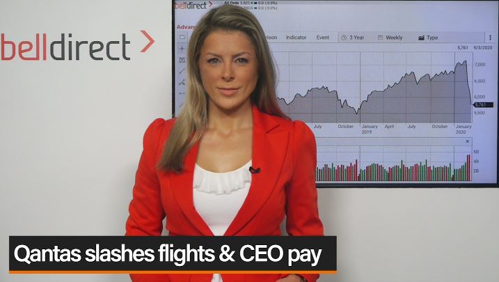 Qantas slashes flights & CEO pay