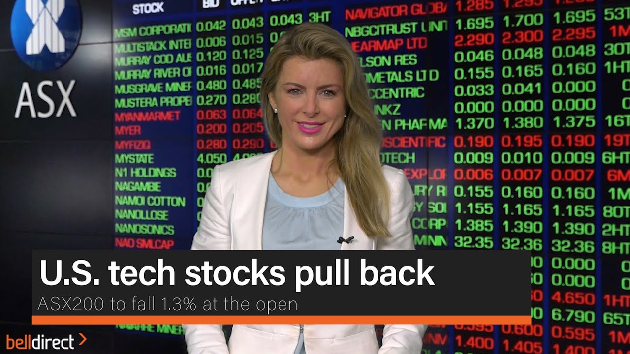 U.S. tech stocks pull back