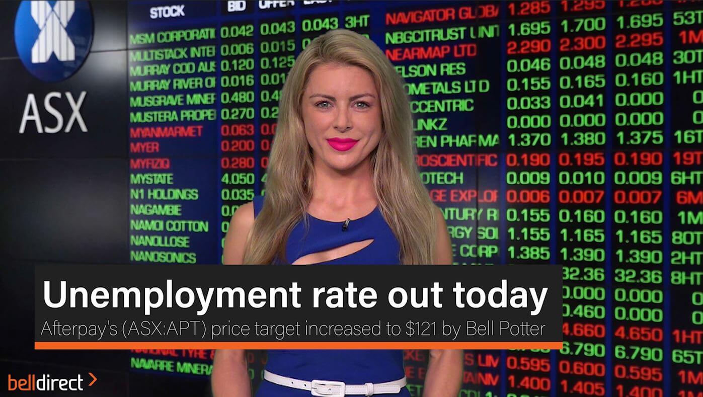 Unemployment rate out today