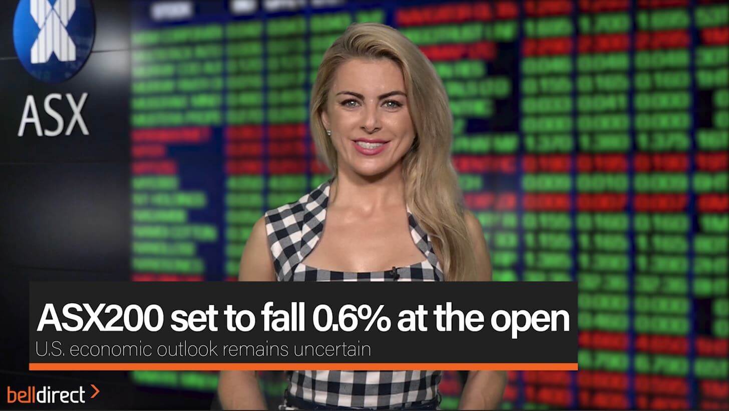 ASX200 set to fall 0.6% at the open