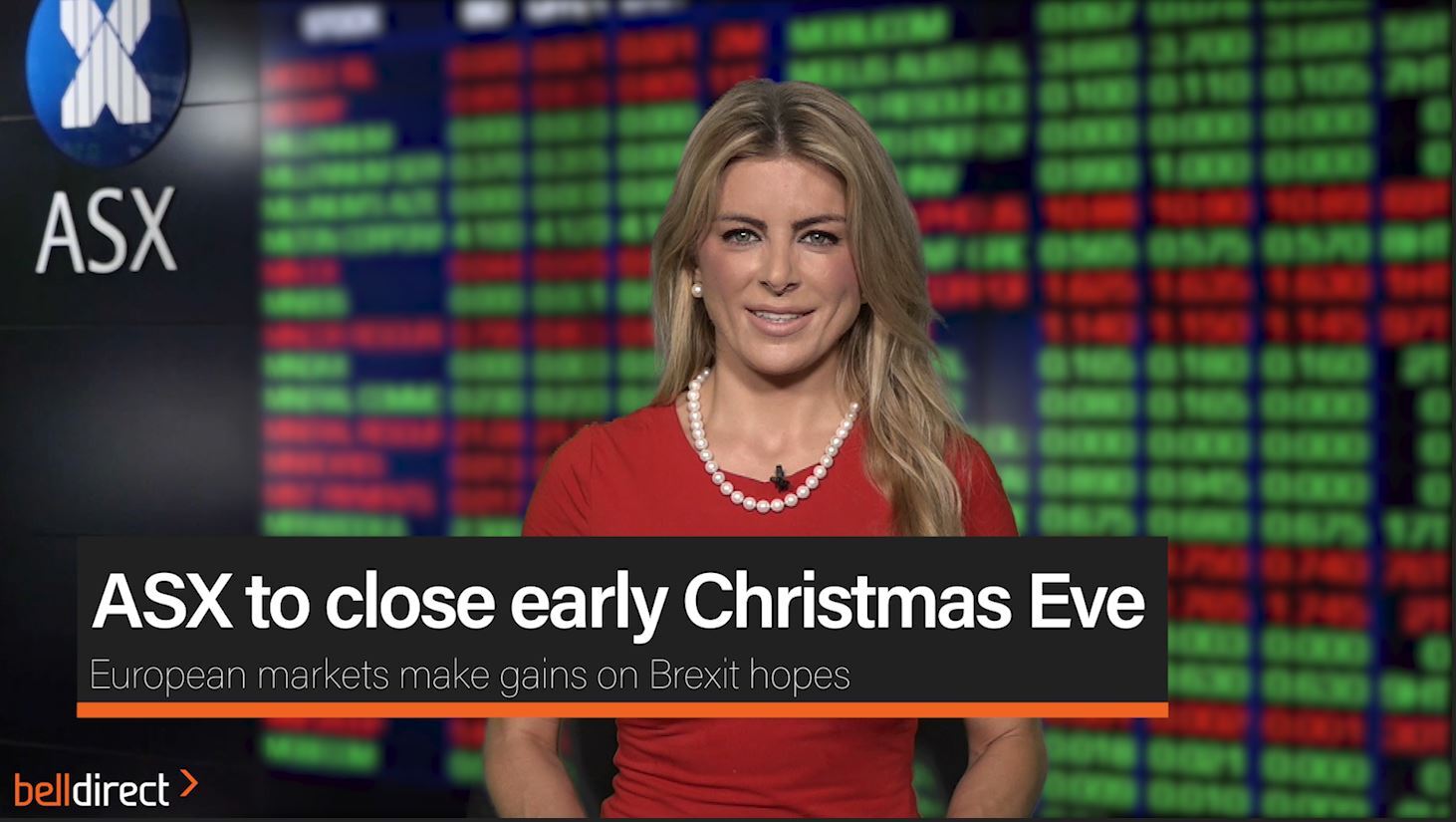 ASX to close early Christmas Eve