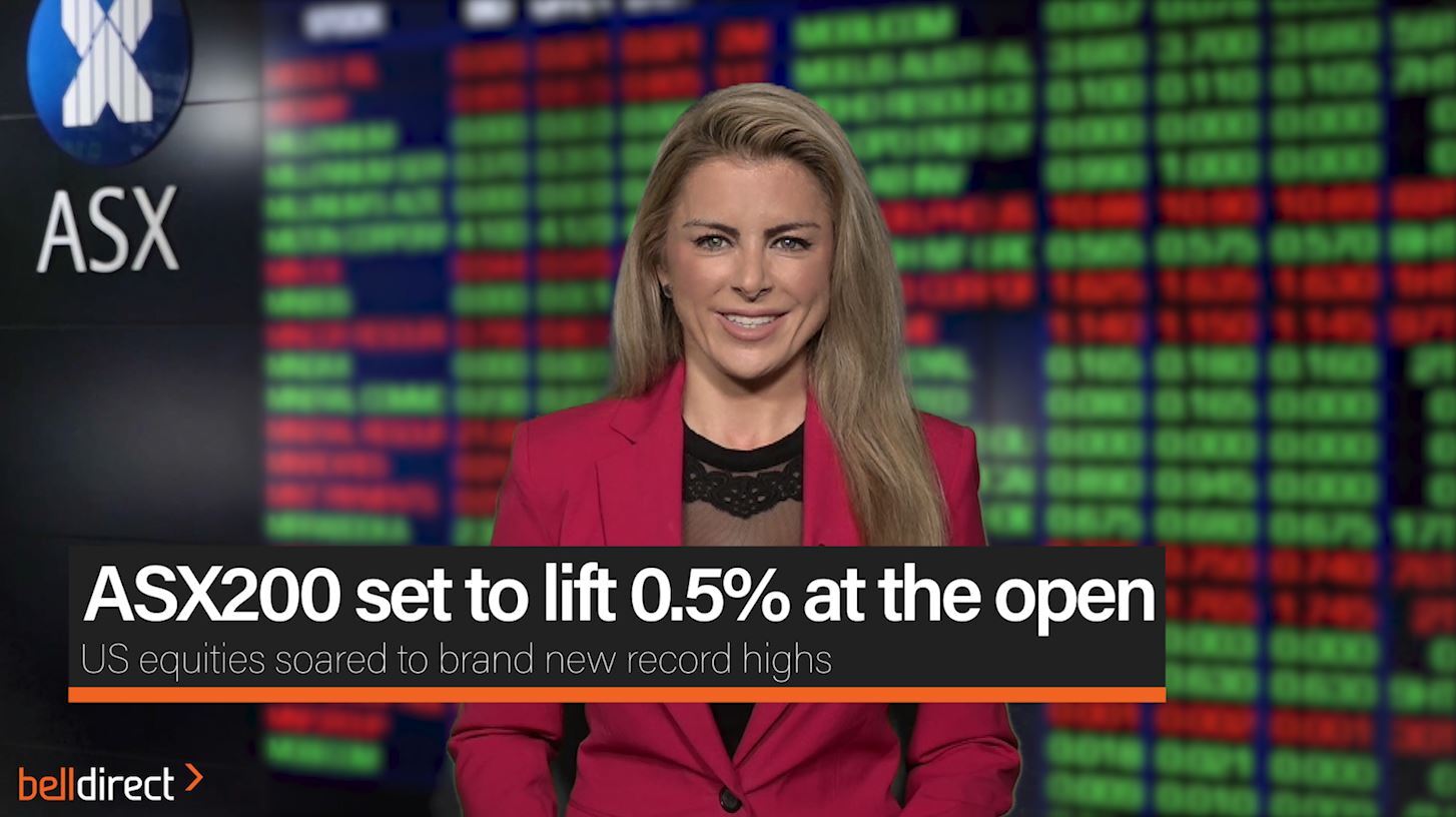 ASX200 set to lift 0.5% at the open