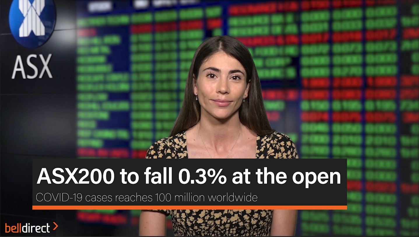 ASX200 to fall 0.3% at the open