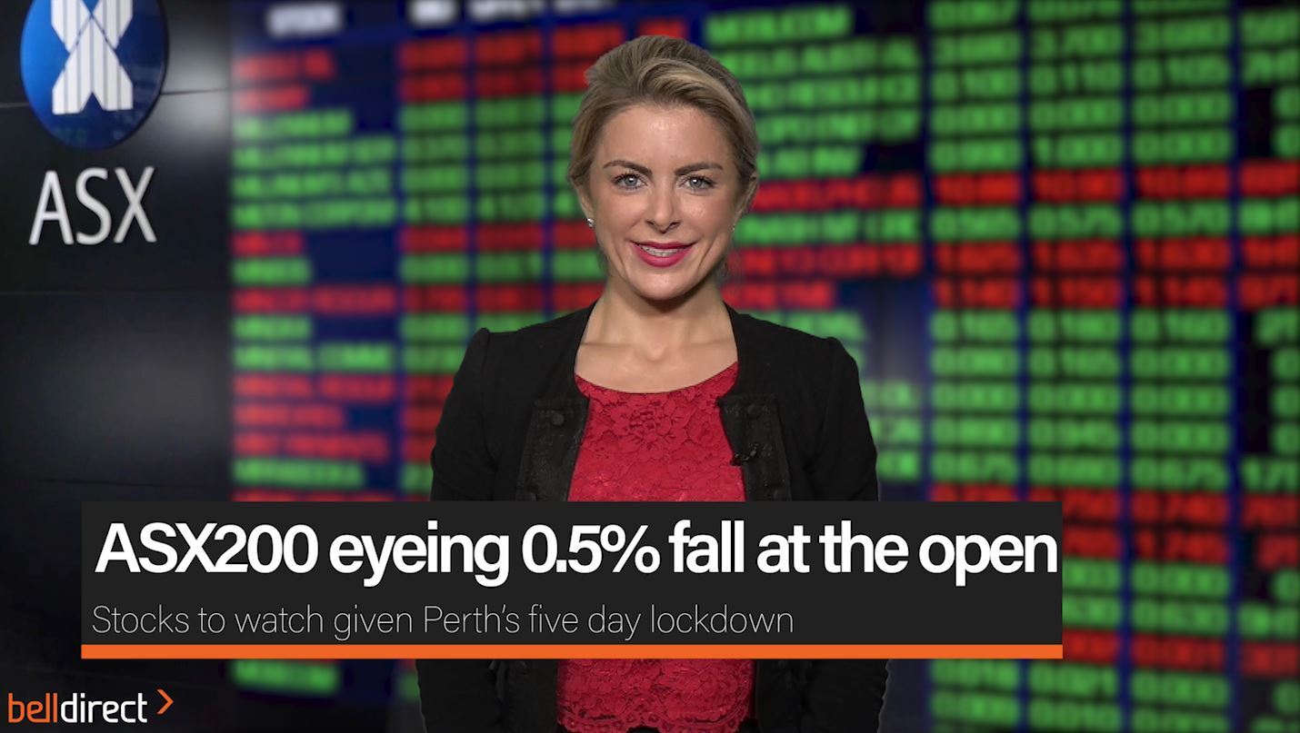 ASX200 eyeing 0.5% fall at the open