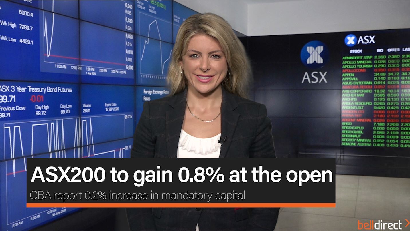 ASX200 to gain 0.8% at the open