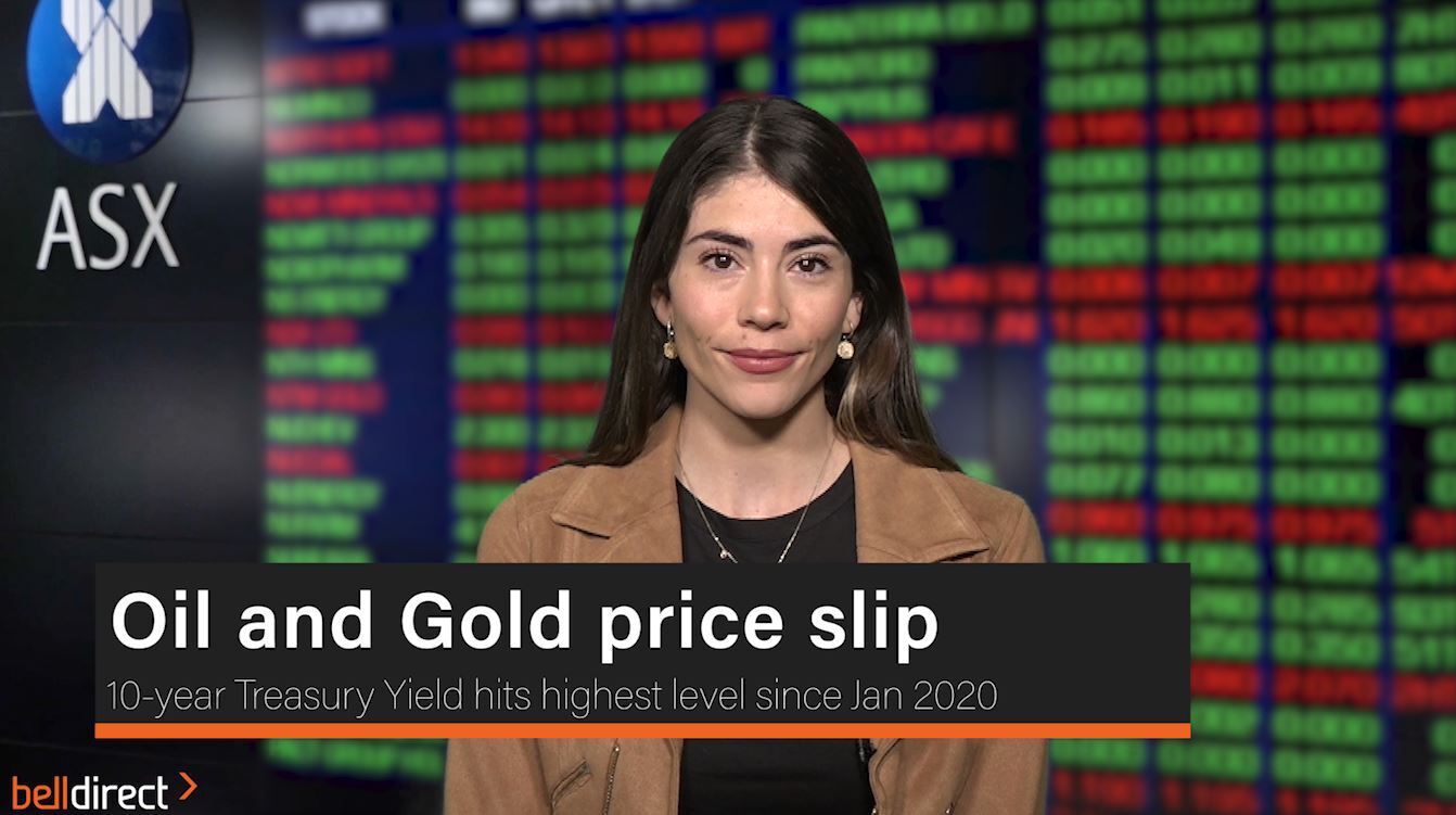 Oil and Gold price slip