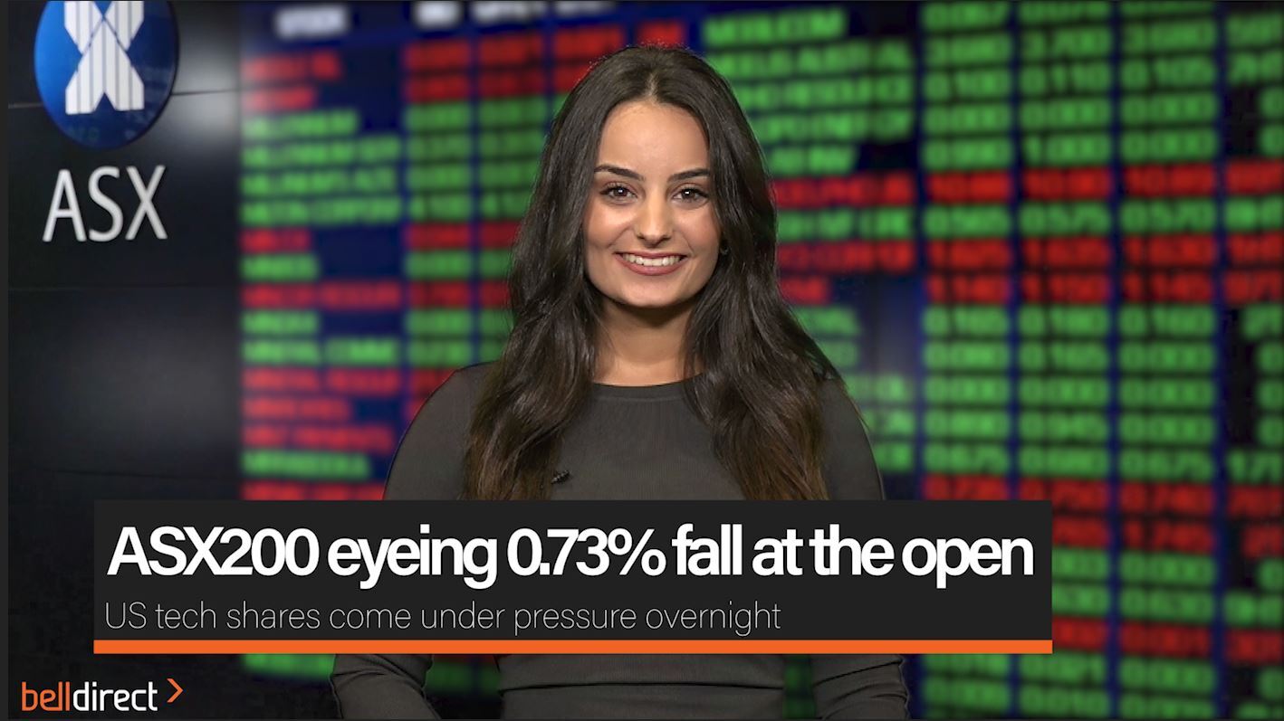 ASX200 eyeing 0.73% fall at the open