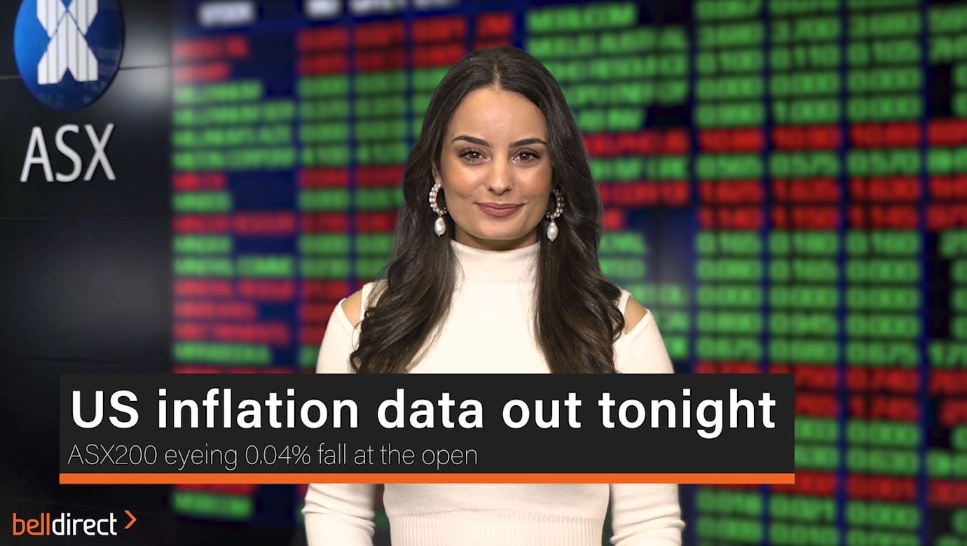 US inflation data out tonight