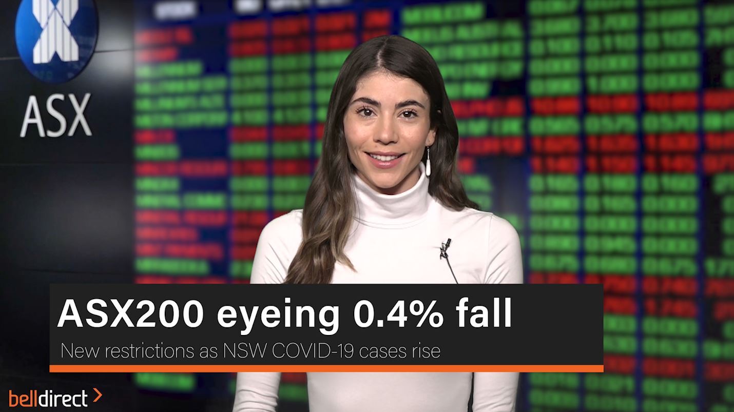 ASX200 eyeing 0.4% fall