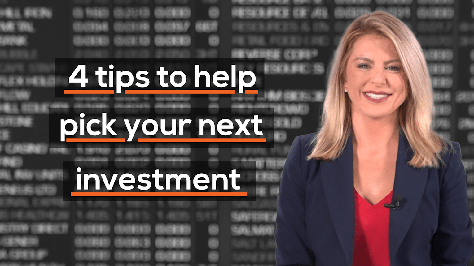 4 tips to help pick your next investment
