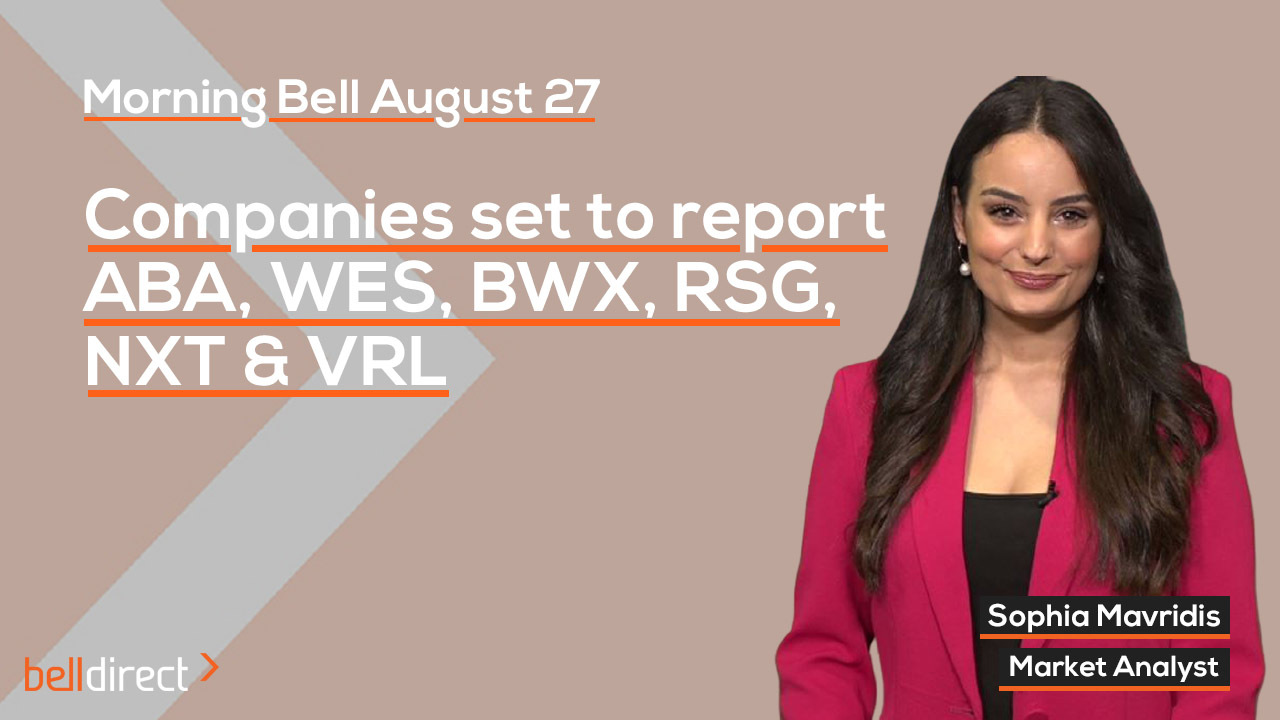 Companies set to ABA, WES, BWX, RSG, NXT & VRL