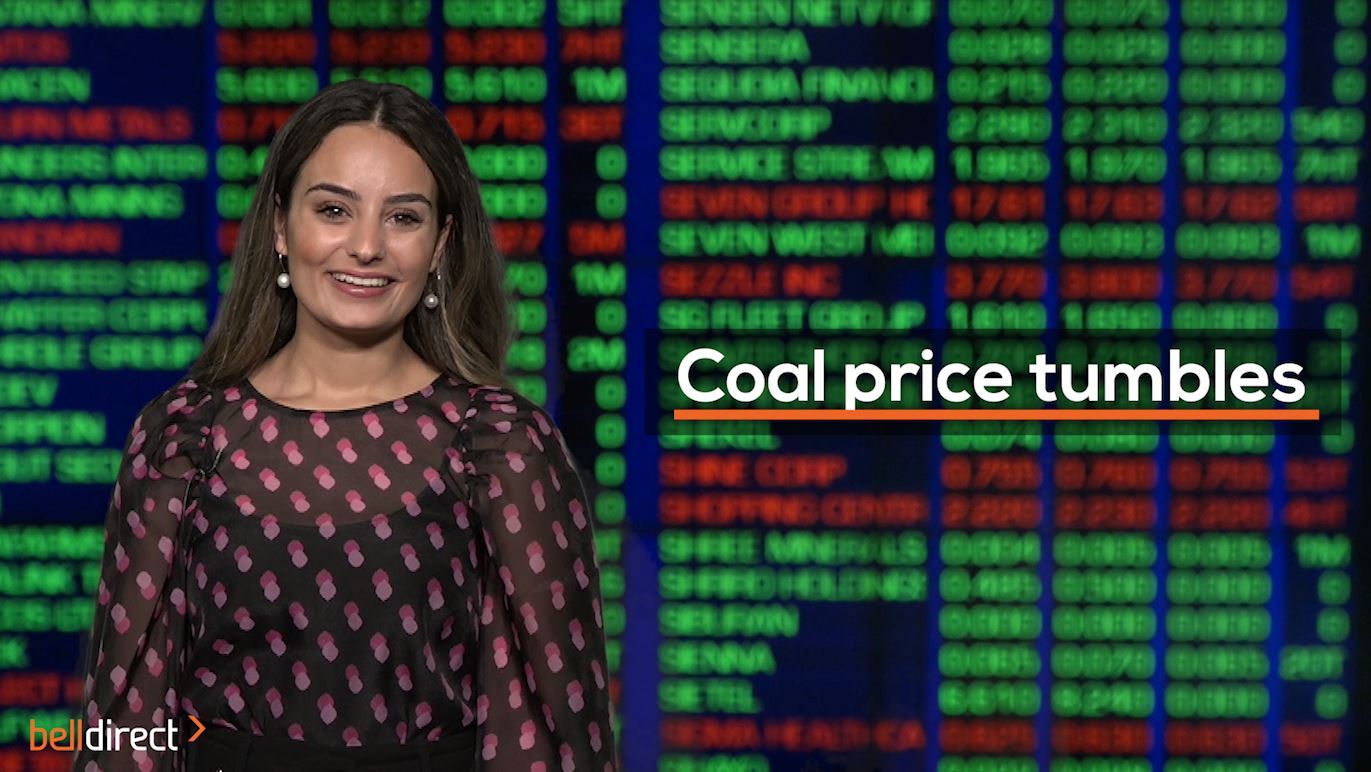 Coal prices tumble