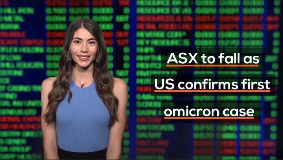 ASX to fall as US confirms first omicron case