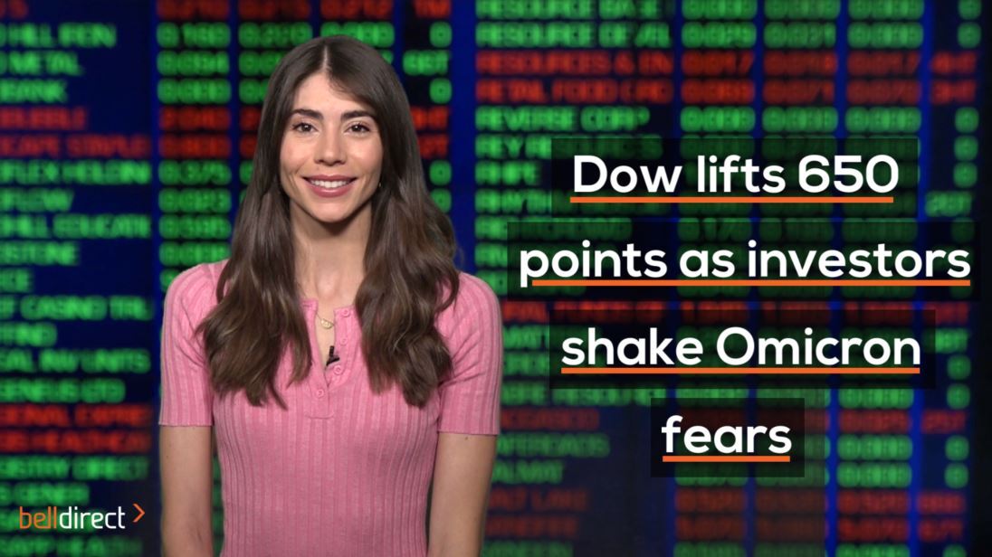 Dow lists 650 points as investors shake Omicron fears