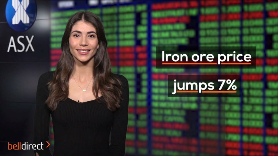 Iron ore price jumps 7%