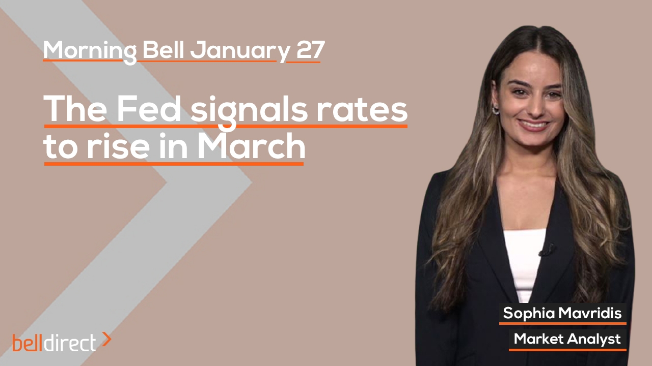 The Fed signals rates to rise in March