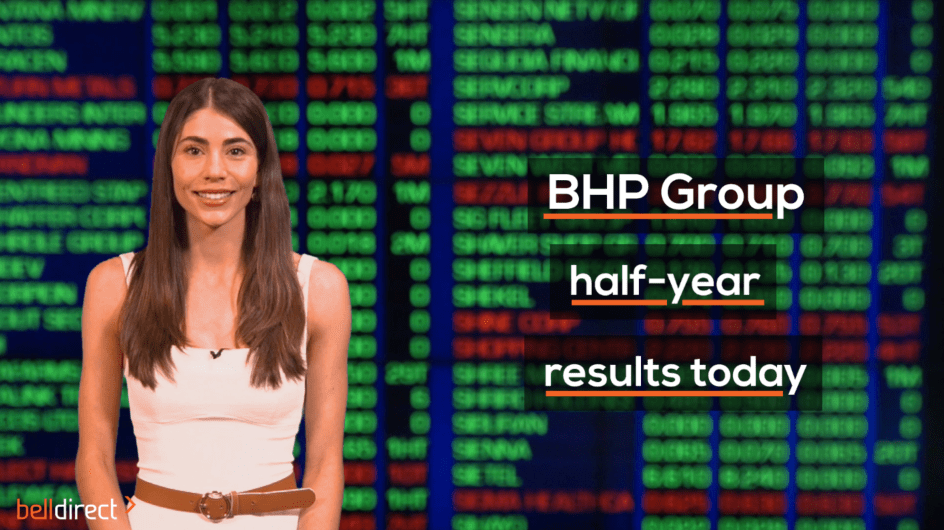 BHP Group half year results today