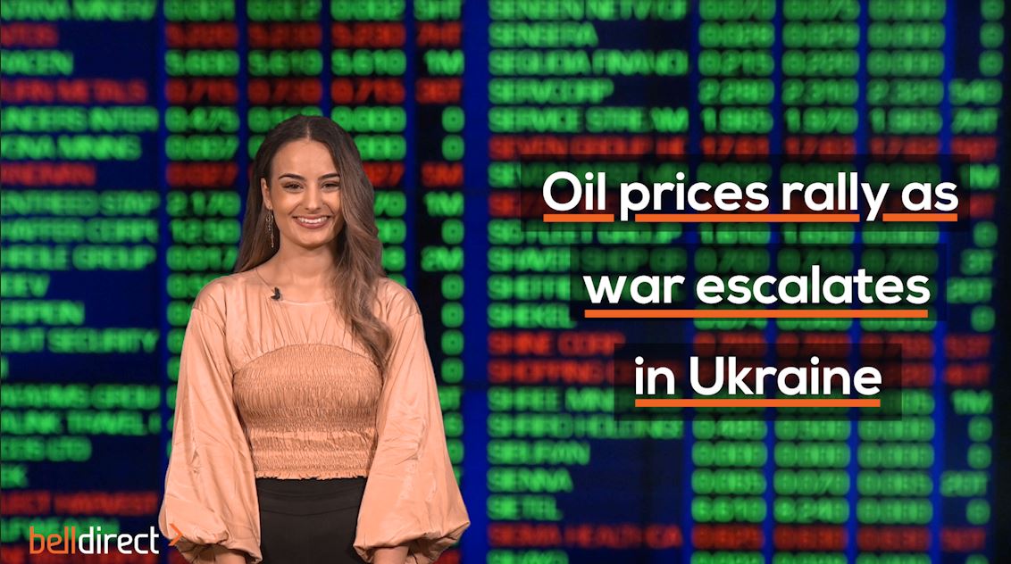 Oil prices rally as war escalates in Ukraine