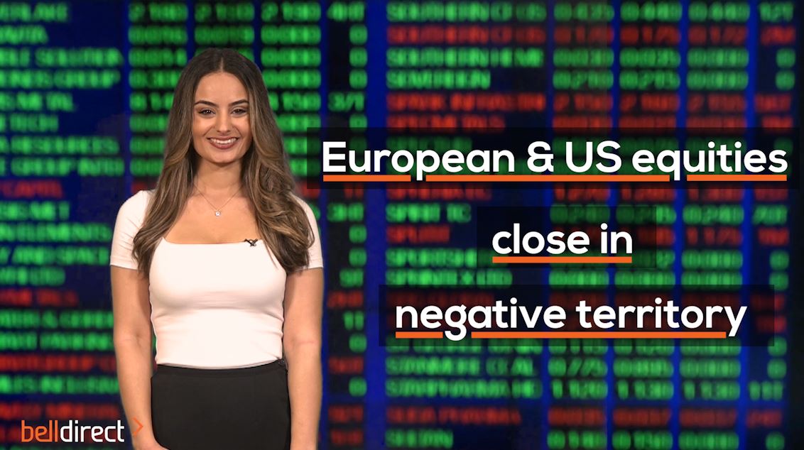 US & European markets close in negative territory