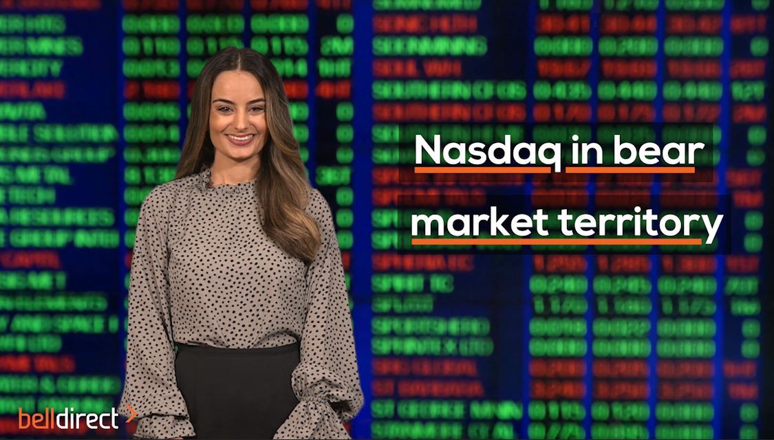 Nasdaq in bear market territory