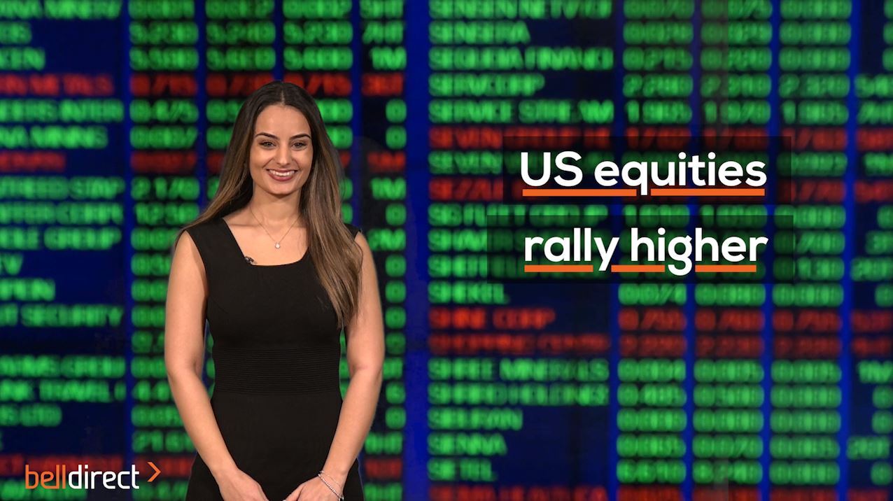 US equities rally higher