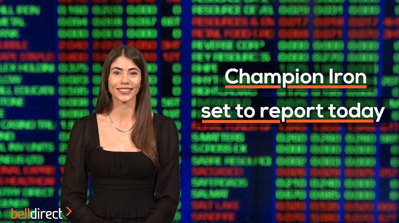 Champion Iron set to report today