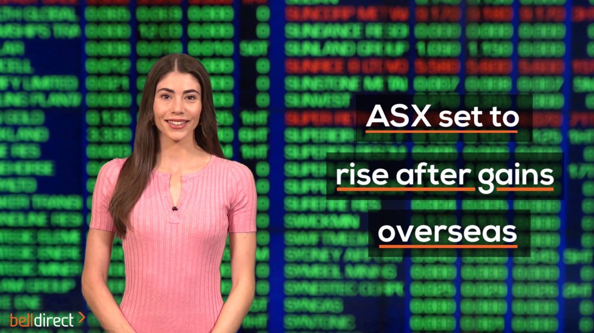 ASX set to rise after gains overseas