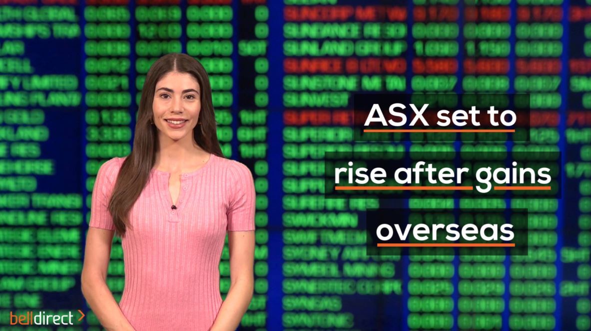 ASX set to rise after gains overseas