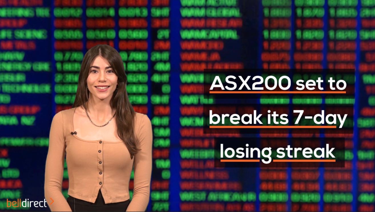 ASX200 set to break 7-day losing streak