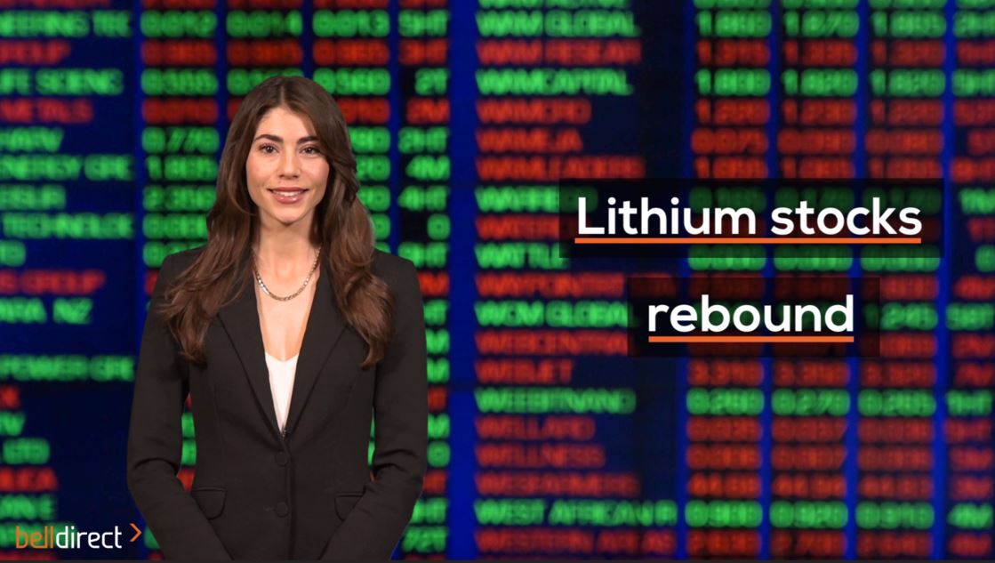 Lithium stocks rebound