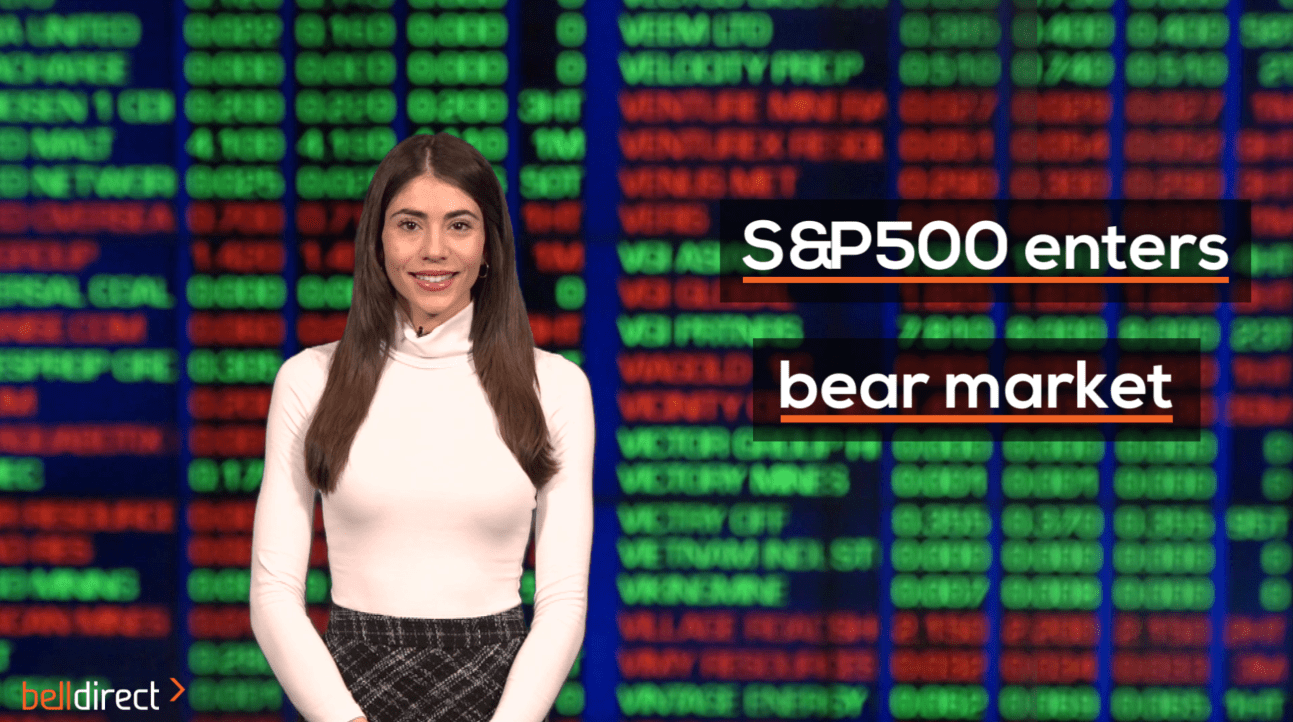 S&P500 enters bear market