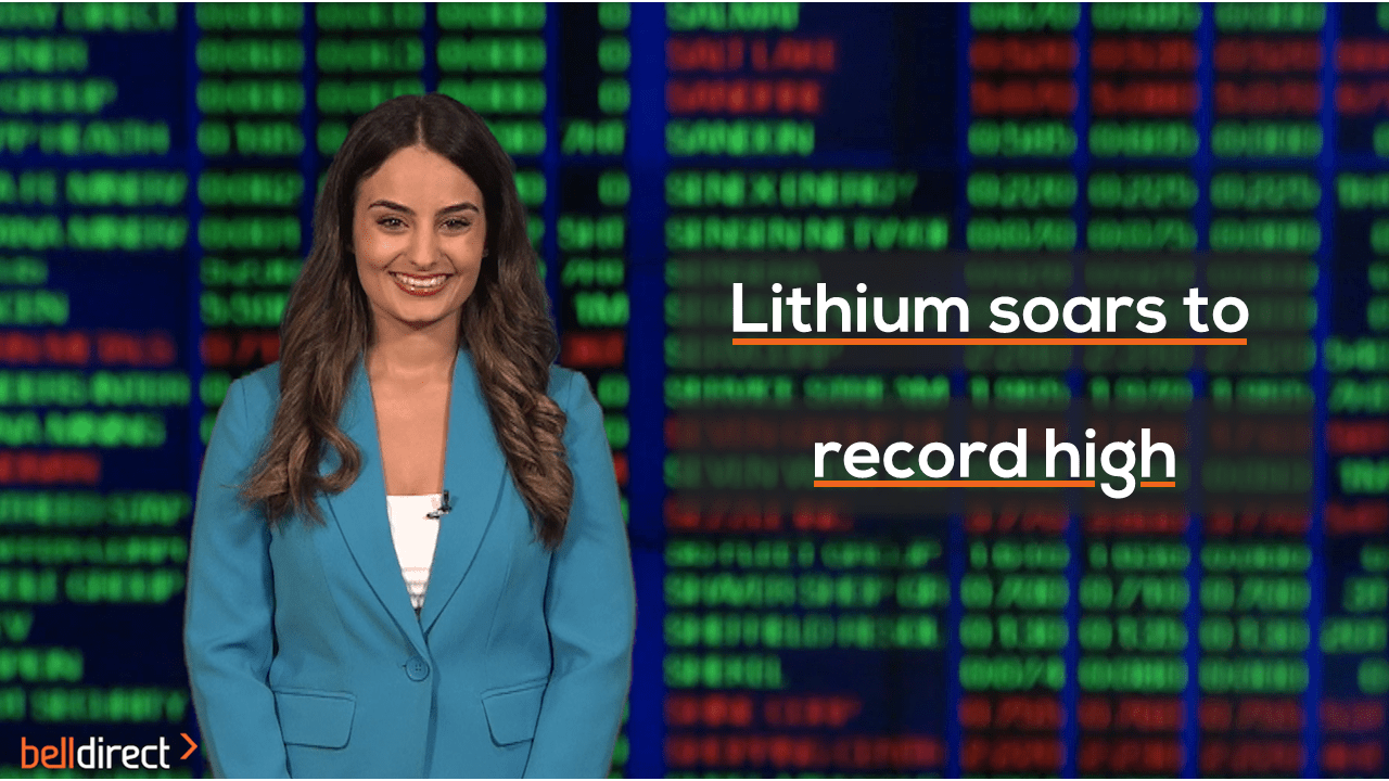 Lithium soars to record high