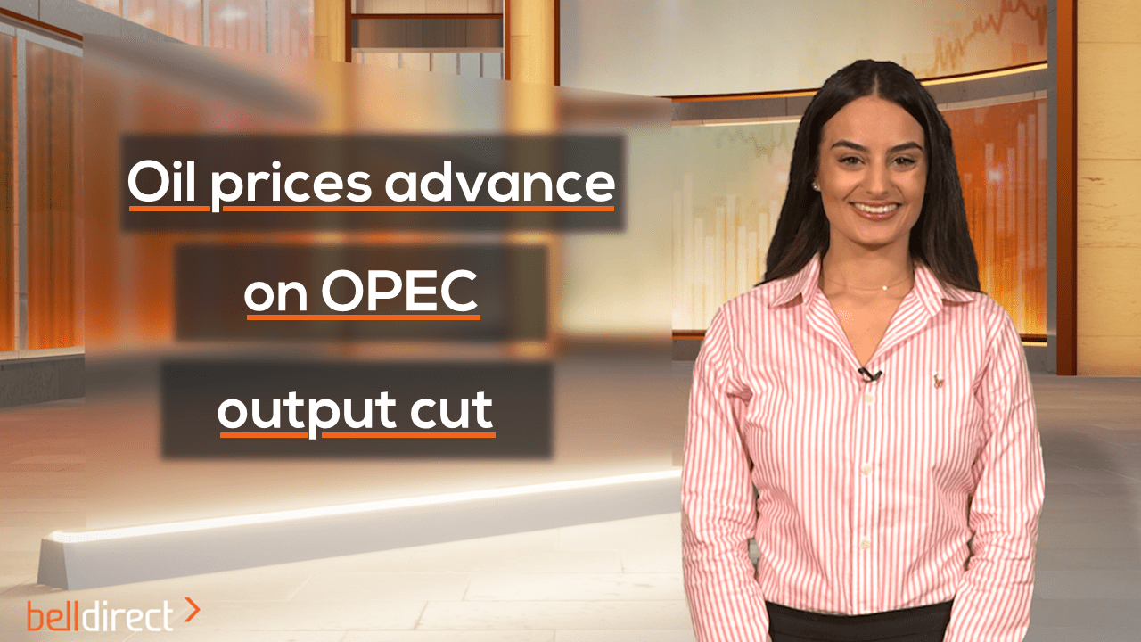 Oil prices advance on OPEC output cut