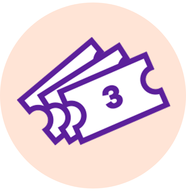 Get 3x extra entries