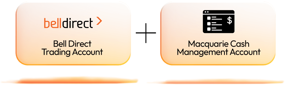 Bell Direct Trading Account plus Macquarie Cash Management Account